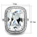 Sterling Silver Rings For Women TS391 Rhodium 925 Sterling Silver Ring