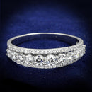 Sterling Silver Rings For Women TS429 Rhodium 925 Sterling Silver Ring