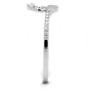 Sterling Silver Rings TS583 Rhodium 925 Sterling Silver Ring with CZ
