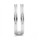Sterling Silver Rings TS605 Rhodium 925 Sterling Silver Ring with CZ