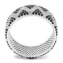 Sterling Silver Rings TS613 Rhodium 925 Sterling Silver Ring with CZ