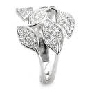 Sterling Silver Rings TS618 Rhodium 925 Sterling Silver Ring with CZ