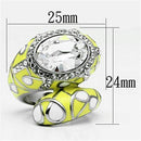 Swarovski Crystal Rings TK643 Stainless Steel Ring with Top Grade Crystal