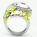 Swarovski Crystal Rings TK643 Stainless Steel Ring with Top Grade Crystal