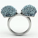 Swarovski Crystal Rings TK653 Stainless Steel Ring with Top Grade Crystal