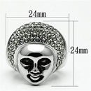 Swarovski Crystal Rings TK668 Stainless Steel Ring with Top Grade Crystal