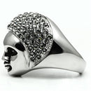 Silver Jewelry Rings Swarovski Crystal Rings TK668 Stainless Steel Ring with Top Grade Crystal Alamode Fashion Jewelry Outlet