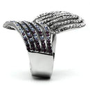 Swarovski Crystal Rings TK691 Stainless Steel Ring with Top Grade Crystal