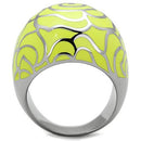Unique Engagement Rings TK1740 Stainless Steel Ring with Epoxy