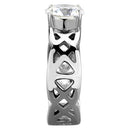 Silver Jewelry Rings Unique Engagement Rings TK1772 Stainless Steel Ring with AAA Grade CZ Alamode Fashion Jewelry Outlet