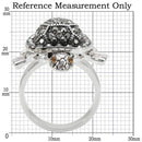 Silver Jewelry Rings Unique Rings 0W285 Rhodium Brass Ring with Top Grade Crystal Alamode Fashion Jewelry Outlet