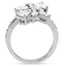 Vintage Engagement Rings TK196 Stainless Steel Ring with AAA Grade CZ