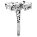 Vintage Engagement Rings TK196 Stainless Steel Ring with AAA Grade CZ