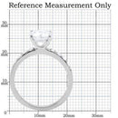 Vintage Engagement Rings TK198 Stainless Steel Ring with AAA Grade CZ