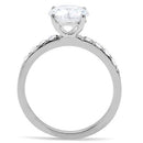 Vintage Engagement Rings TK198 Stainless Steel Ring with AAA Grade CZ
