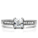 Vintage Engagement Rings TK199 Stainless Steel Ring with AAA Grade CZ