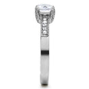 Vintage Engagement Rings TK199 Stainless Steel Ring with AAA Grade CZ