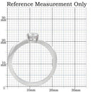 Vintage Engagement Rings TK201 Stainless Steel Ring with AAA Grade CZ