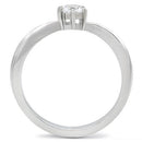 Vintage Engagement Rings TK201 Stainless Steel Ring with AAA Grade CZ