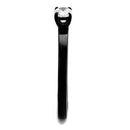 Vintage Engagement Rings TK2016 Black - Stainless Steel Ring with CZ