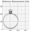 Vintage Engagement Rings TK202 Stainless Steel Ring with AAA Grade CZ