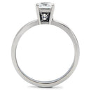 Vintage Engagement Rings TK202 Stainless Steel Ring with AAA Grade CZ