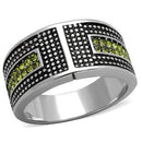 Vintage Engagement Rings TK2022 Stainless Steel Ring with Crystal
