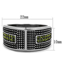 Vintage Engagement Rings TK2022 Stainless Steel Ring with Crystal