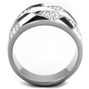 Vintage Engagement Rings TK2024 Stainless Steel Ring with Crystal