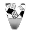 Vintage Engagement Rings TK2024 Stainless Steel Ring with Crystal