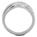 Vintage Engagement Rings TK2025 Stainless Steel Ring with Crystal