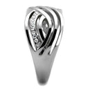Vintage Engagement Rings TK2025 Stainless Steel Ring with Crystal