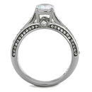Vintage Engagement Rings TK2026 Stainless Steel Ring with AAA Grade CZ
