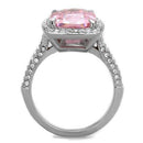 Vintage Engagement Rings TK2027 Stainless Steel Ring with AAA Grade CZ