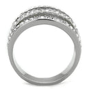 Vintage Engagement Rings TK2029 Stainless Steel Ring with Crystal