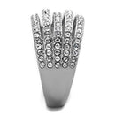 Vintage Engagement Rings TK2029 Stainless Steel Ring with Crystal