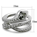 Vintage Engagement Rings TK2038 Stainless Steel Ring with Top Grade Crystal