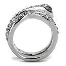 Vintage Engagement Rings TK2038 Stainless Steel Ring with Top Grade Crystal