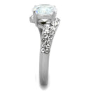 Vintage Engagement Rings TK2040 Stainless Steel Ring with AAA Grade CZ