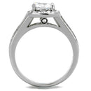 Vintage Engagement Rings TK2043 Stainless Steel Ring with AAA Grade CZ