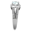 Vintage Engagement Rings TK2043 Stainless Steel Ring with AAA Grade CZ
