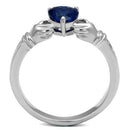 Vintage Engagement Rings TK2093 Stainless Steel Ring in London Blue