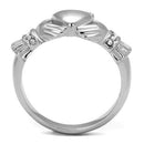 Silver Jewelry Rings Vintage Engagement Rings TK2094 Stainless Steel Ring with Crystal Alamode Fashion Jewelry Outlet