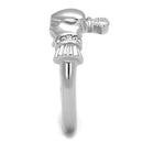 Silver Jewelry Rings Vintage Engagement Rings TK2094 Stainless Steel Ring with Crystal Alamode Fashion Jewelry Outlet