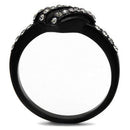 Vintage Engagement Rings TK2100 - Stainless Steel Ring with Crystal