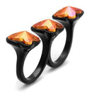 Vintage Engagement Rings TK2102 - Stainless Steel Ring with Crystal