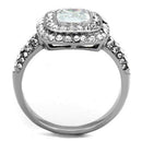 Vintage Engagement Rings TK2114 Stainless Steel Ring with AAA Grade CZ