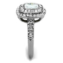 Vintage Engagement Rings TK2114 Stainless Steel Ring with AAA Grade CZ