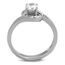 Vintage Engagement Rings TK2116 Stainless Steel Ring with AAA Grade CZ