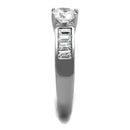 Vintage Engagement Rings TK2117 Stainless Steel Ring with AAA Grade CZ